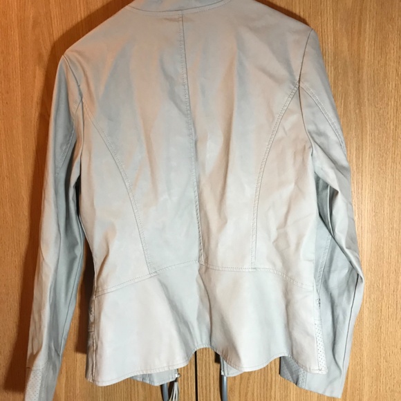 Cleo Motorcycle Style Vegan Leather Jacket (S/M) - Picture 2 of 8